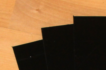 Tiefziehmaterial ABS Schwarz ca. 500 x 465 mm