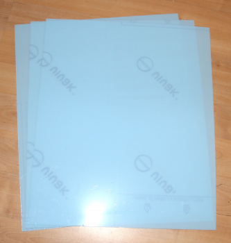 Tiefziehmaterial Vivak PET-G ca. 380 x 315 mm