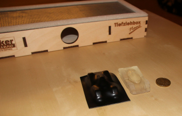 Preview: Tiefziehmaterial ABS Schwarz ca. 380 x 315 mm