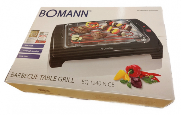 Bomann Barbecue-Tischgrill BQ 1240 N CB - für Tiefziehboxen Colossos und Professional geeignet!