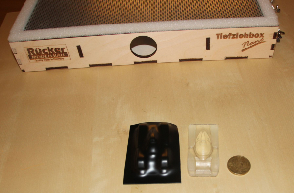 Tiefziehmaterial ABS Schwarz ca. 380 x 315 mm